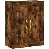 vidaXL Wandschrank Räuchereiche 69,5x34x90 cm Holzwerkstoff