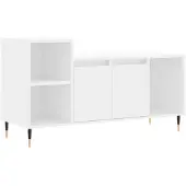 vidaXL TV-Schrank Weiß 100x35x55 cm Holzwerkstoff
