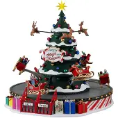 Lemax Weihnachtsmann s sleigh spinners with 4.5v adaptor Weihnachtshaus (mix)