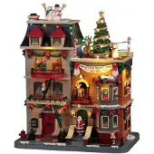 Lemax Santa's Rooftop Bash mit 4,5V-Adapter Weihnachten (mix)