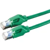 Secomp DRAKA Patchkabel Cat.6 (Class E) HP-FTP, UC400, LSOH, grün, 15 m