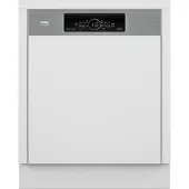 Beko BDSN3844M0X Geschirrspüler (teilintegrierbar, 598 mm breit, 43 dB (A), C)