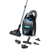 Siemens VSQ5X500 Staubsauger mit Beutel, Q5.0 extreme silencePower, Schwarz, Farbe:Schwarz