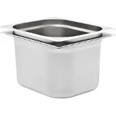 vidaXL Gastronormbehälter 2 Stk. GN 1/2 200 mm Edelstahl