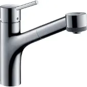 Hansgrohe Talis S Einhebel Küchenarmatur schwenkbarer Auslauf, mit Brause, chrom, 1 Stk.
