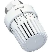 Oventrop Thermostat Uni LM 7-28 GrC, m 0-Stellung, m Flüssig, weiß