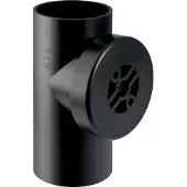 Geberit Pe Reinigungsstück 368451161 DN 125/100, 90Grad, mit runder Serviceöffnung, PE-HD