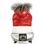 Croci Hondenjas Padded Polar Bear Rood
