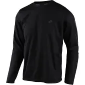 Troy Lee Designs Flowline Langarm-t-shirt Schwarz M Mann Schwarz M