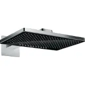 Hansgrohe Rainmaker Select, Fester Duschkopf, Schwarz, Chrom, Zimmerdecke