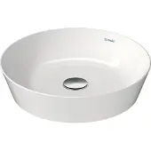 Duravit Aufsatzwaschbecken Cape Cod d 43cm, o. HL, ÜL, Hahnlochbank, Weiß