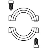 Oventrop Diebstahlsicherung 1011766 weiß, für Uni XH/XHM/LH/LHZ/SH/L/LA/vindo TH