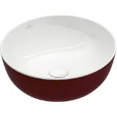 Villeroy & Boch V&B Aufsatzwaschtisch Artis d 43cm, o. HL, ohne Überlauf, Bordeaux