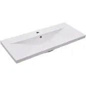 vidaXL Einbauwaschbecken 91x39,5x18,5 cm Keramik Weiß