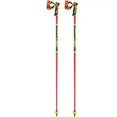 LEKI Skistock Venom SL 3D Bright Red Black Neon Yellow-120 cm