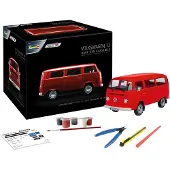 Revell VW T2 Adventskalender Bausatz 1:24 easy-click mehrfarbig Modellbau Bastelset