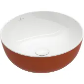Villeroy & Boch V&B Aufsatzwaschtisch Artis d 43cm, o. Hahnloch, ohne Überlauf, Rust