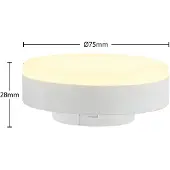 Arcchio LED-Leuchtmittel GX53, 10 W, 3.000 K, Ø 7,5 cm