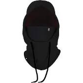 Mons Royale - Merino Woll-Kapuze - Decade Wool Fleece Hood Black für Damen aus Wolle - schwarz