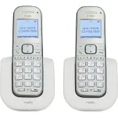 Fysic FX-9000 DUO - DECT-Telefon für Senioren mit großen Tasten und 2 Mobilteilen, Weiß