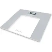 Terraillon TP1000, Elektronische Personenwaage, 150 kg, 100 g, Grau, Weiß, kg, Rechteck
