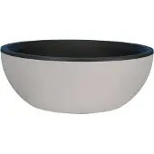 Riviera Granit Hellgrauer Blumentopf Ø 40 cm - Stein