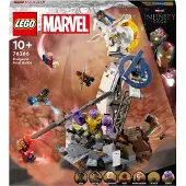 LEGO 76266 Marvel Endgame – Letztes Kräftemessen Set, Baue die Avengers Infinity Saga Filmszene mit Captain Marvel, Valkyrie, Okoye, Shuri und Wanda als Minifiguren sowie Thanos Figur, Sammlergeschenk