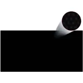 The Living Store Treibende Pool-Solarplane PE 1000x500 cm Schwarz und Blau