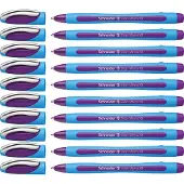 Schneider Kugelschreiber Slider Memo Violett, 10 Stück