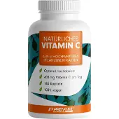 ProFuel - Natürliches Vitamin C 180 Kapseln | 400 mg aus Amla, Acerola, Camu-Camu & Hagebutten St