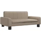 The Living Store Hundebett Cappuccino-Braun 70x45x30 cm Kunstleder