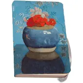 Bekking & Blitz Notizbuch A6, weicher Einband: Rote Geranien im blauen Topf, Voerman, de Fundatie