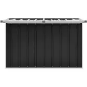 The Living Store Gartenbox Anthrazit 109 x 67 x 65 cm