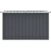 The Living Store Gartenbox Grau 149 x 99 x 93 cm