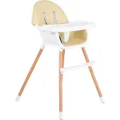 Cangaroo Kinderstuhl 2-in-1 Holz Beige