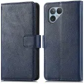 IMoshion Fairphone 5 Hülle - Kunstleder - - Klapphülle - Dunkelblau