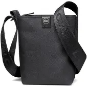 Leica Crossbody Tasche SOFORT / klein, recyceltes Fabrick schwarz