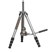 Sirui GT04 Dreibeinstativ mit Videoneiger GT5 Matt Silber Aluminium