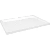 vidaXL - Duschwanne - mit - Noppen - 70x100x4 - cm - ABS - weiß