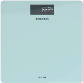 Taurus Inception, Elektronische Personenwaage, 180 kg, Hellblau, 3 kg, kg / lb, Quadratisch