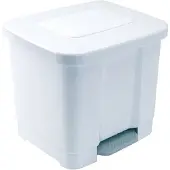 PlasticForte Treteimer - 2-Fach - weis - 35L