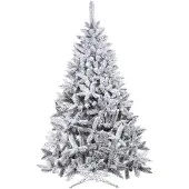 Springos Künstlicher Weihnachtsbaum Kaukasus-Fichte Kunstschnee 180 cm