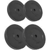 vidaXL Hantelscheiben 4 Stk. 30 kg Zement