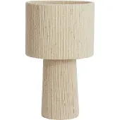 Light & Living Japandi Tischleuchte Pitino creme Ø 31,5cm