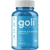 Goli Nutrition , Ashwagandha mit Vitamin D,vegane Gummies, Beerengeschmack 120 St Gummibärchen