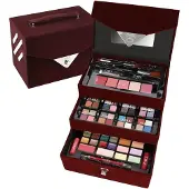ZMILE Cosmetics cosmetics, Kosmetik-Koffer Beauty Case Velvety dark red 74 Teile 1 St