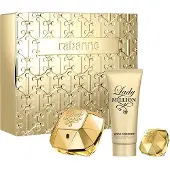 Paco Rabanne Lady Million Eau de Parfum, 80 ml + Körperlotion, 100 ml + Eau de Parfum, 5 ml
