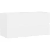 vidaXL Waschbeckenunterschrank Weiß 90x38,5x45 cm Holzwerkstoff