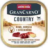 Animonda GranCarno Adult Country 22 x 150 g - Rind, Hirsch & Steckrübe