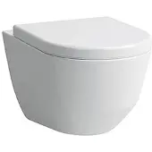 Laufen Wand-WC Pro Flachspüler mit Spülrand weiß glänzend ohne WC-Sitz 8209590000001